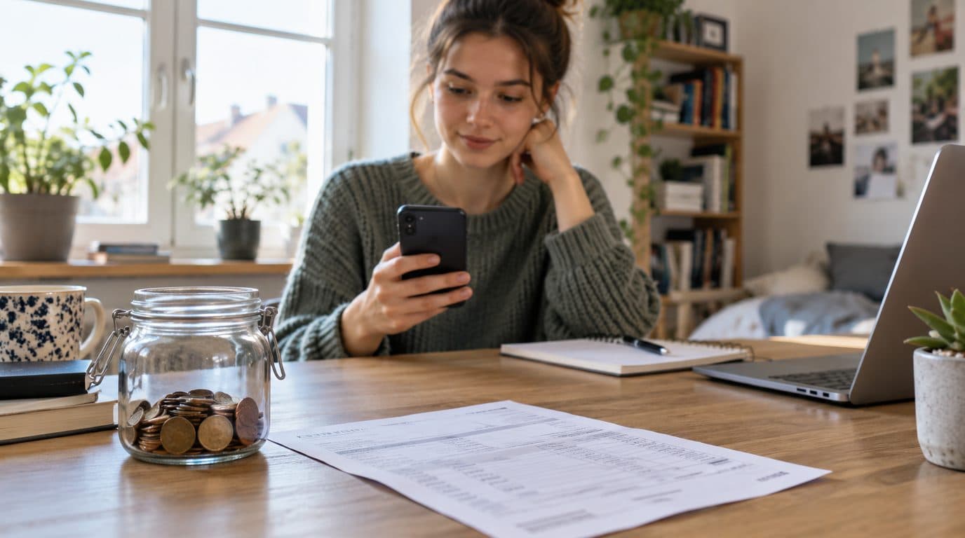 Studierender erfasst Vermögen für den BAföG-Antrag